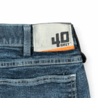 Duluth Trading Jeans Mens 34x32 Blue 40 Grit Dark Wash Carpenter Workwear