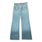 Ariat Jeans Mens 33x33 Blue Rebar M4 Bootcut Distressed Low Rise Stretch