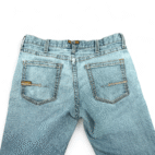 Ariat Jeans Mens 33x33 Blue Rebar M4 Bootcut Distressed Low Rise Stretch