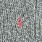 Vintage Polo Ralph Lauren Sweater Vest Adult LARGE Gray Cotton Small Pony 90s