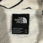 North Face Sweater Adult 2XL White Hoodie All Over Print Logo Pullover Outdoor