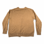 Vintage LL Bean Sweater Adult 2XL Brown Cardigan Lambswool Knit Pockets Y2K