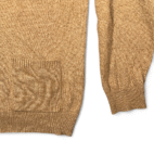 Vintage LL Bean Sweater Adult 2XL Brown Cardigan Lambswool Knit Pockets Y2K