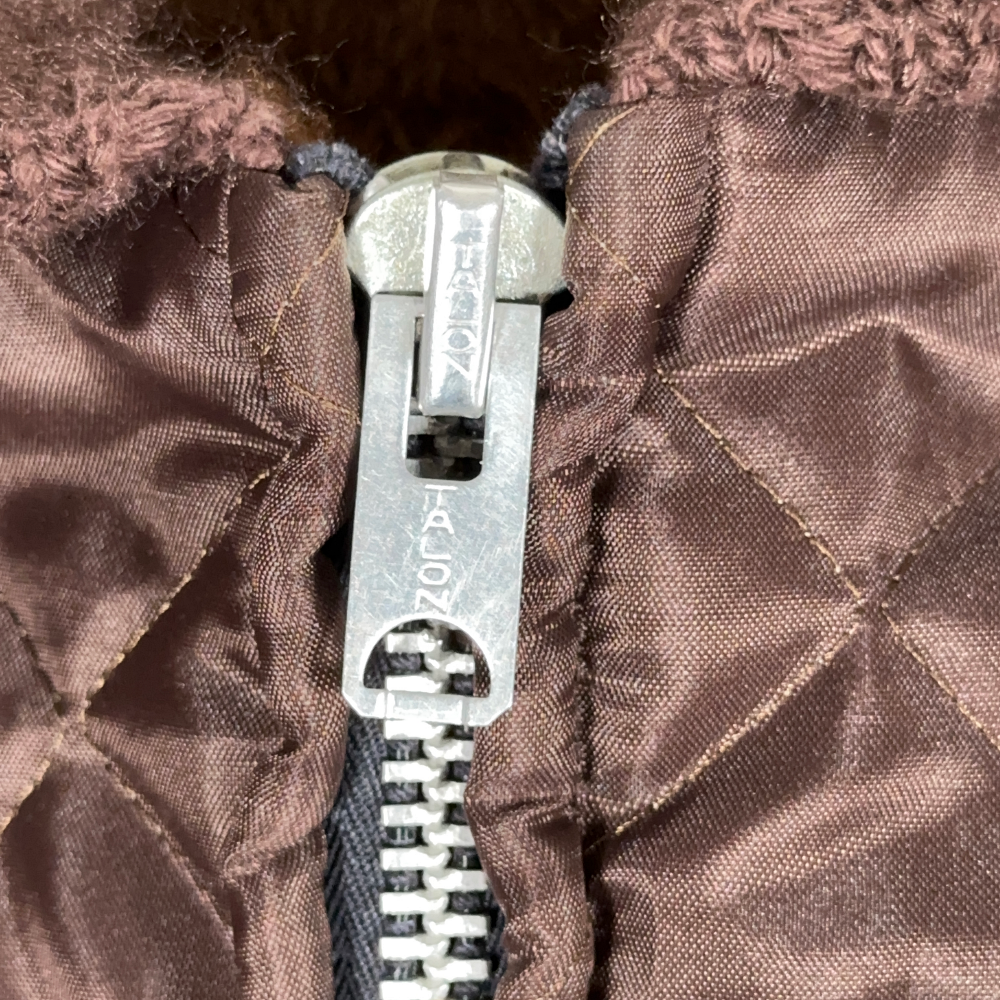 Vintage HC Jones Hunting Coat Adult EXTRA LARGE Brown Quilted Jacket Talon 60s-6 Vintage HC Jones Hunting Coat Adult EXTRA LARGE Brown Quilted Jacket Talon 60s