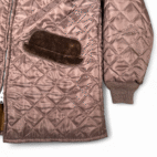 Vintage HC Jones Hunting Coat Adult EXTRA LARGE Brown Quilted Jacket Talon 60s