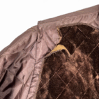 Vintage HC Jones Hunting Coat Adult EXTRA LARGE Brown Quilted Jacket Talon 60s