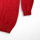 Vintage Tuttle Golf Sweater Adult LARGE Red Angora Wool Blend Preppy Sports 90s