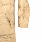 Eddie Bauer Coat Womens EXTRA SMALL Brown Parka Puffer Down Hooded Fur Trim