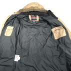 Eddie Bauer Coat Womens EXTRA SMALL Brown Parka Puffer Down Hooded Fur Trim