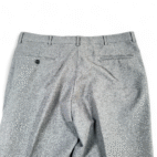 Vintage Sears Pants Mens 36x29 Gray Pleated Dress Slacks Wool Blend Creased 80s