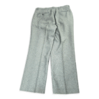 Vintage Sears Pants Mens 36x29 Gray Dress Slacks Polyester Perma Prest 80s