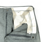 Vintage Sears Pants Mens 36x29 Gray Dress Slacks Polyester Perma Prest 80s