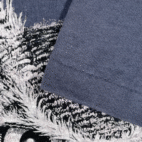 Vintage Owl Shirt Adult EXTRA LARGE Blue Nature Art Double Sided USA Made 90s