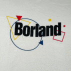 Vintage Borland Shirt Adult EXTRA LARGE White Software Programming Code USA 90s