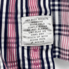 Peter Millar Shirt Adult 2XL XXL Pink Blue White Plaid Button Up Designer