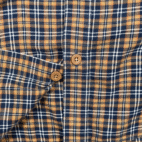 Patagonia Shirt Adult MEDIUM Brown Blue Plaid Flannel Organic Cotton Outdoor