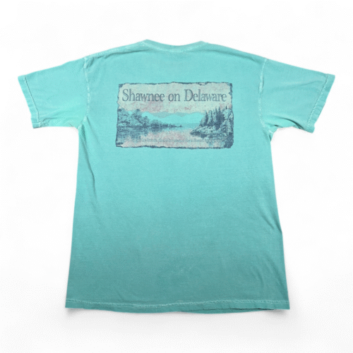 Shawnee Delaware Shirt Adult MEDIUM Green Outdoor Mountain Nature Landscape