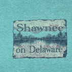 Shawnee Delaware Shirt Adult MEDIUM Green Outdoor Mountain Nature Landscape