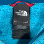 North Face Sweater Womens SMALL Blue Hoodie Henley Outdoor Fleece Raglan