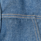 Vintage Wrangler Jacket Adult EXTRA LARGE Blue Wrange Coat Sherpa Denim USA 70s