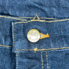 Vintage Lee Riders Jeans Mens 33x30 Blue Flare Leg Dark Wash Talon Zip USA 80s