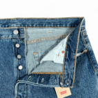 Levis 501 Jeans Mens 38x31 Blue Medium Wash Original Fit Straight Leg Button Fly