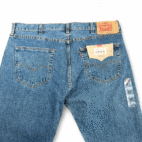 Levis 501 Jeans Mens 38x31 Blue Medium Wash Original Fit Straight Leg Button Fly