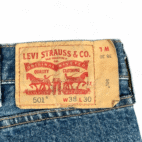 Levis 501 Jeans Mens 38x31 Blue Medium Wash Original Fit Straight Leg Button Fly