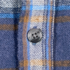Eddie Bauer Shirt Adult 2XL Blue Plaid Flannel Cotton Outdoor Canyon Workwear