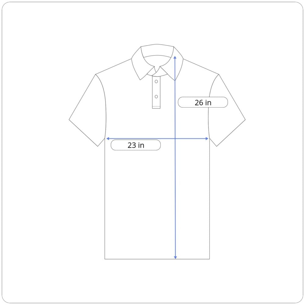 Vintage Haband Polo Shirt Adult LARGE Blue Bamboo Geometric Leaves Banded 90s
