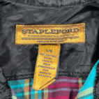 Stapleford Shirt Adult MEDIUM Green Plaid Flannel Cotton Outdoor Y2K