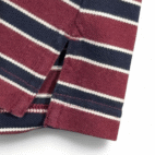 Brooks Brothers Polo Shirt Adult LARGE Blue Red Striped Slim Golden Fleece