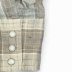 Vintage Wrangler Western Shirt Adult LARGE Brown Plaid Pearl Snap Cowboy USA 70s