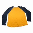 Vintage UCLA Bruins Shirt Adult LARGE Yellow Blue University Baseball Raglan Y2K