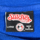 Chicago Cubs Shirt Adult LARGE Blue MLB Baseball Waffle Knit Thermal Long Sleeve