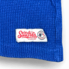 Chicago Cubs Shirt Adult LARGE Blue MLB Baseball Waffle Knit Thermal Long Sleeve