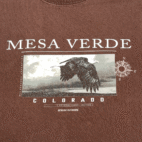 Vintage Mesa Verde Shirt Adult LARGE Brown Eagle Colorado Wilderness Outdoor 90s