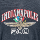 Vintage Indianapolis 500 Sweater Adult MEDIUM Black Motor Speedway Racing 90s