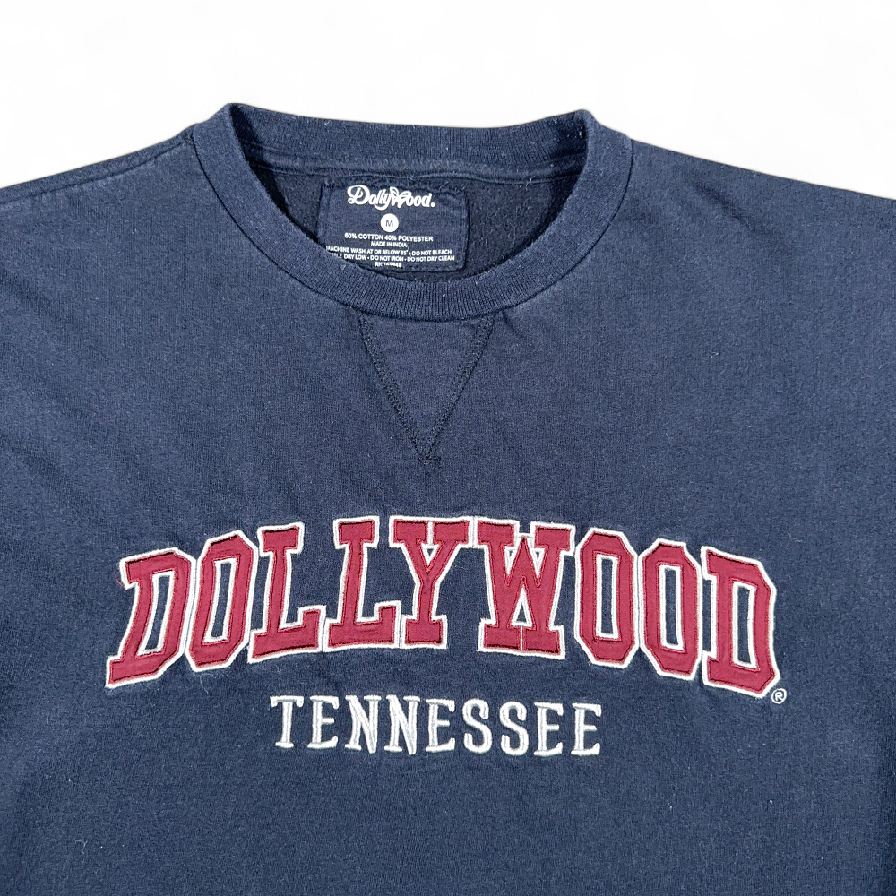 Dollywood Sweater Adult MEDIUM Blue Sweatshirt Tennessee Park Country Music-2 Dollywood Sweater Adult MEDIUM Blue Sweatshirt Tennessee Park Country Music