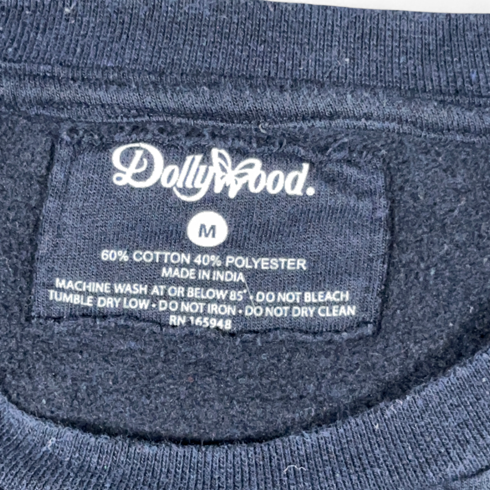 Dollywood Sweater Adult MEDIUM Blue Sweatshirt Tennessee Park Country Music-5 Dollywood Sweater Adult MEDIUM Blue Sweatshirt Tennessee Park Country Music