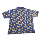 Vintage Dockers Polo Shirt Adult EXTRA LARGE Blue Gold Paisley AllOver Levis 90s
