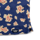 Vintage Dockers Polo Shirt Adult EXTRA LARGE Blue Gold Paisley AllOver Levis 90s