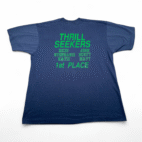 Vintage Michigan State University Shirt Adult LARGE Blue Spartan Games MSU 90s