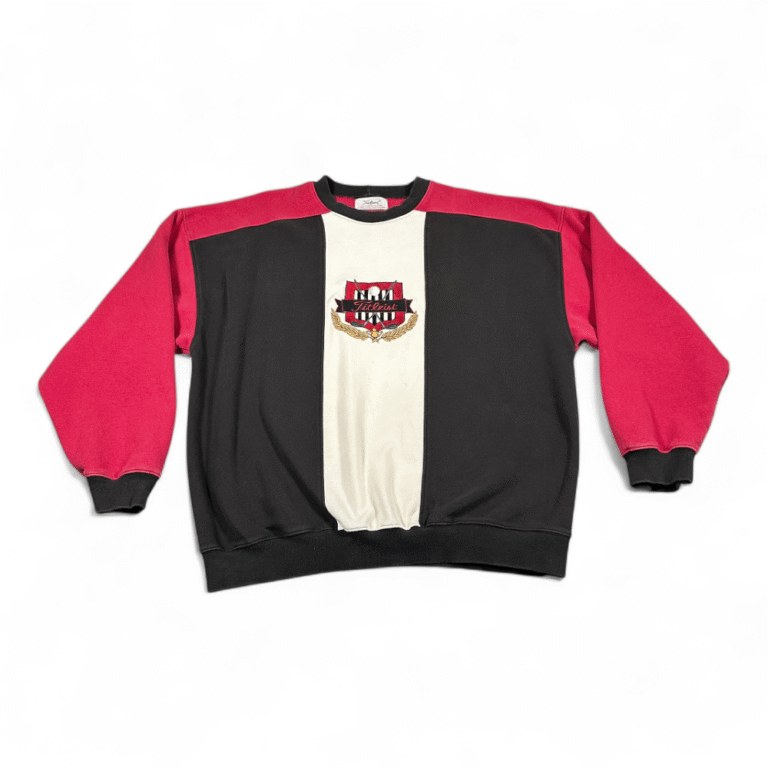 Vintage Titleist Sweater Adult LARGE Black Colorblock Golf Pullover Crest 90s