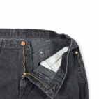Wrangler Jeans Mens 36x35 Black Straight Leg Workwear Cowboy Cut Cotton Denim