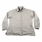 Duluth Trading Jacket Womens EXTRA LARGE Gray Flex Firehose Plaid Lined Workwear