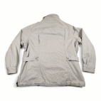 Duluth Trading Jacket Womens EXTRA LARGE Gray Flex Firehose Plaid Lined Workwear