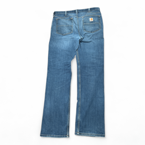 Carhartt Jeans Mens 36x33 Blue Rugged Flex Relaxed Fit Straight Leg Dark Wash