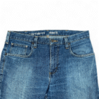 Carhartt Jeans Mens 36x33 Blue Rugged Flex Relaxed Fit Straight Leg Dark Wash