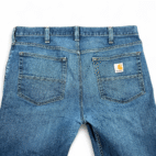 Carhartt Jeans Mens 36x33 Blue Rugged Flex Relaxed Fit Straight Leg Dark Wash